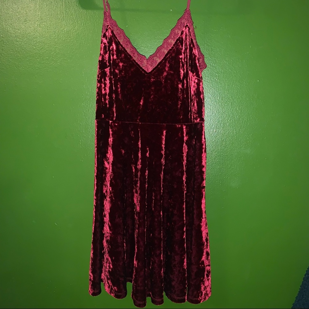 Red Velvet Dress